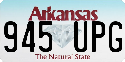 AR license plate 945UPG