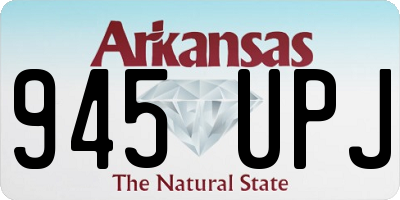 AR license plate 945UPJ