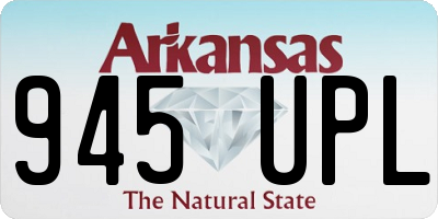 AR license plate 945UPL