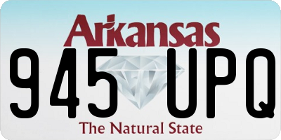 AR license plate 945UPQ