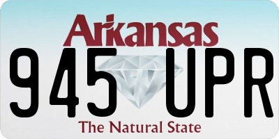 AR license plate 945UPR