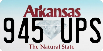AR license plate 945UPS