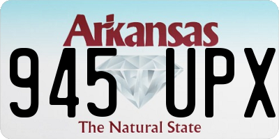 AR license plate 945UPX
