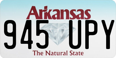 AR license plate 945UPY