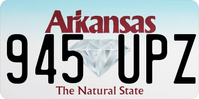 AR license plate 945UPZ