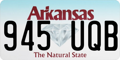 AR license plate 945UQB