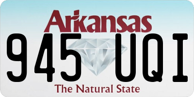 AR license plate 945UQI