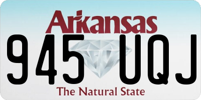 AR license plate 945UQJ