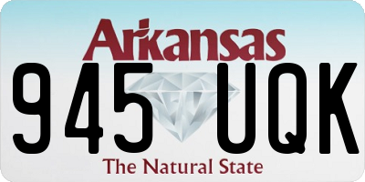 AR license plate 945UQK