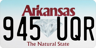 AR license plate 945UQR