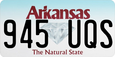 AR license plate 945UQS