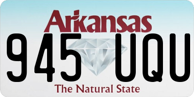 AR license plate 945UQU