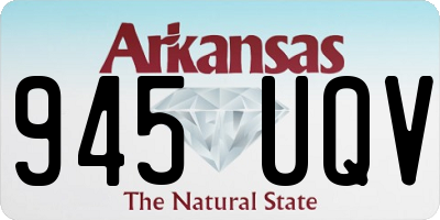 AR license plate 945UQV