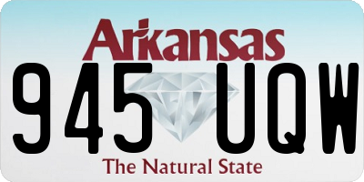 AR license plate 945UQW