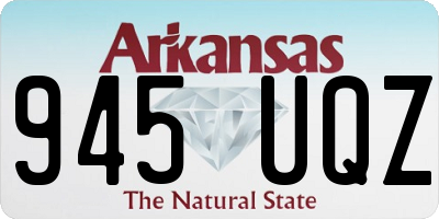 AR license plate 945UQZ