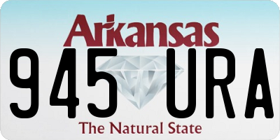 AR license plate 945URA
