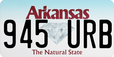 AR license plate 945URB