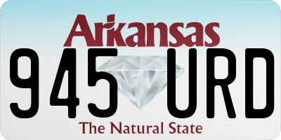 AR license plate 945URD