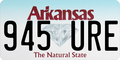 AR license plate 945URE