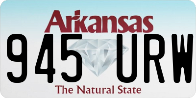 AR license plate 945URW
