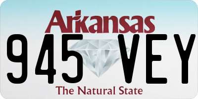 AR license plate 945VEY