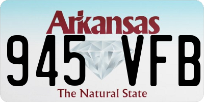 AR license plate 945VFB