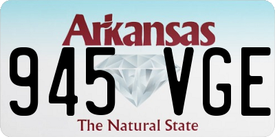 AR license plate 945VGE