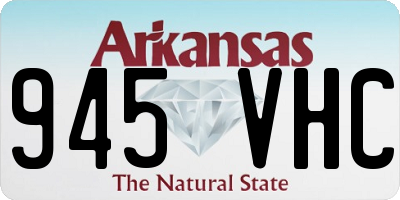 AR license plate 945VHC