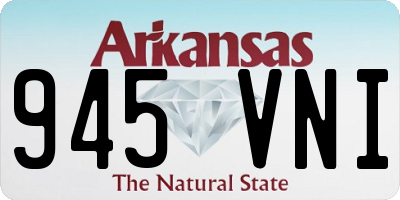 AR license plate 945VNI