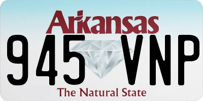 AR license plate 945VNP