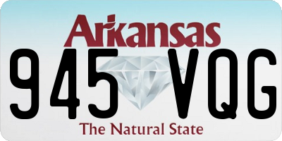 AR license plate 945VQG