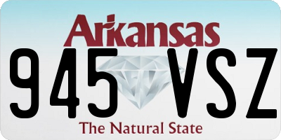 AR license plate 945VSZ