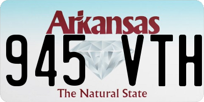 AR license plate 945VTH