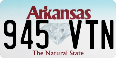 AR license plate 945VTN