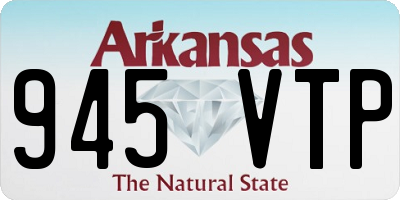 AR license plate 945VTP