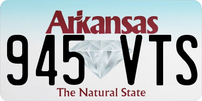 AR license plate 945VTS
