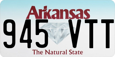 AR license plate 945VTT