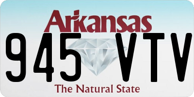 AR license plate 945VTV