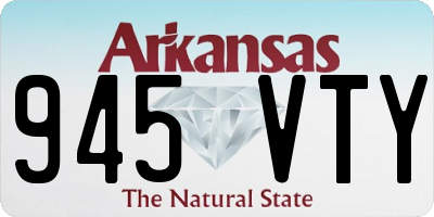AR license plate 945VTY