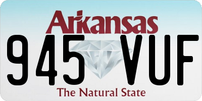 AR license plate 945VUF