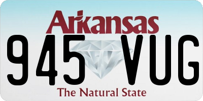 AR license plate 945VUG
