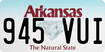 AR license plate 945VUI
