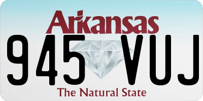 AR license plate 945VUJ