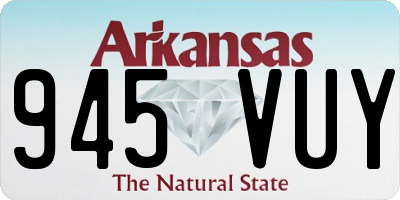 AR license plate 945VUY