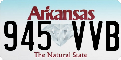 AR license plate 945VVB