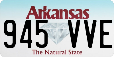 AR license plate 945VVE