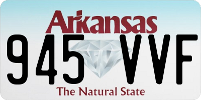 AR license plate 945VVF