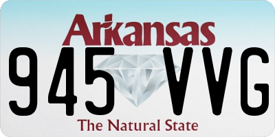 AR license plate 945VVG