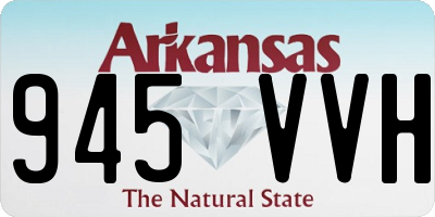 AR license plate 945VVH