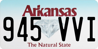 AR license plate 945VVI